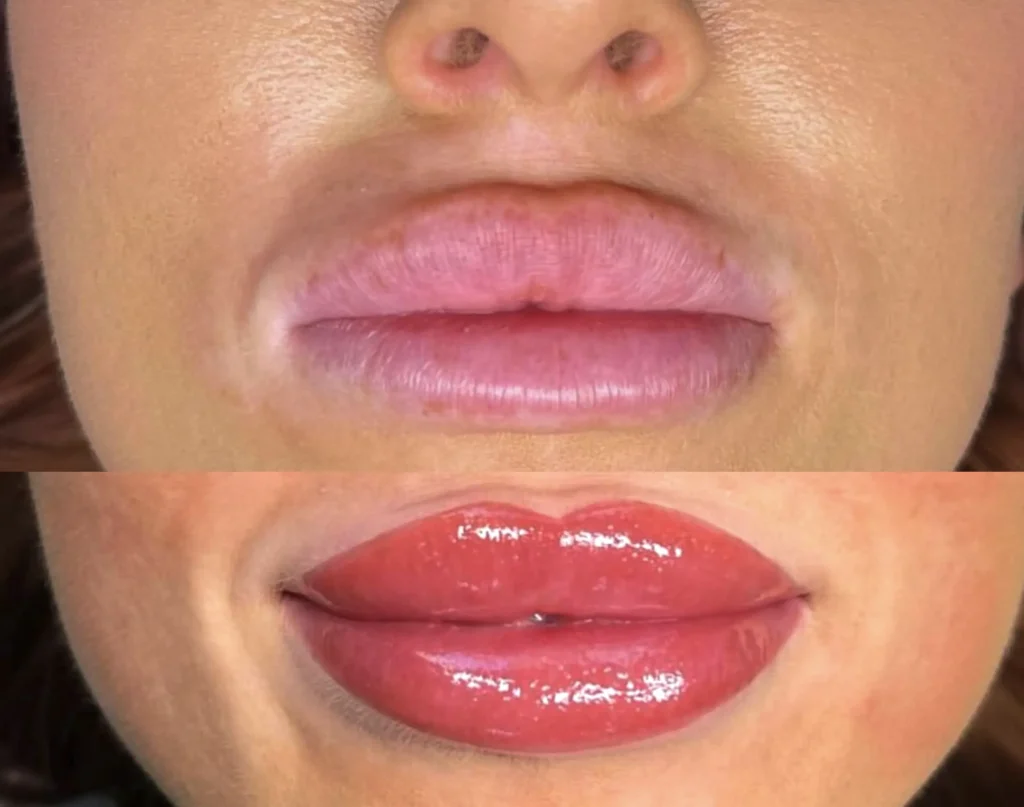 lip blush tattoo